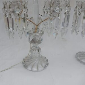 Antique Baccarat Candlesticks